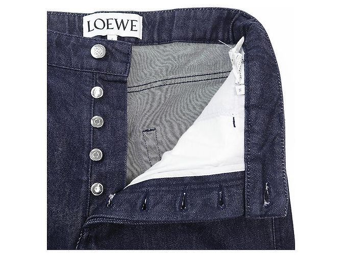 Vaqueros de algodón denim Fisherman Loewe Azul - vista 3