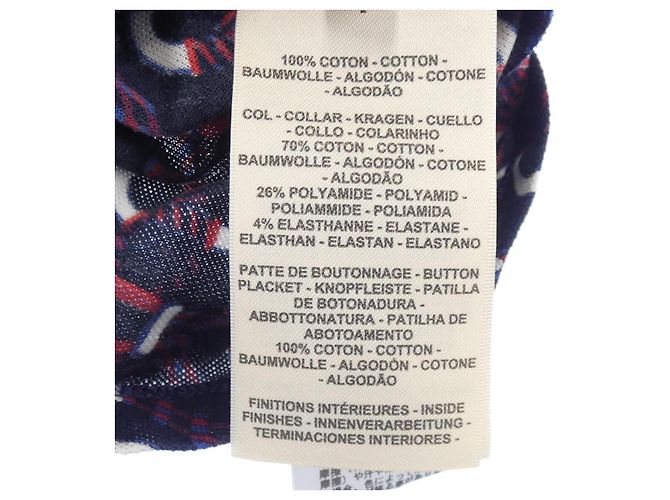 Hermès Hermes CANOE Strickkleid Blau Marineblau - Ansicht 3