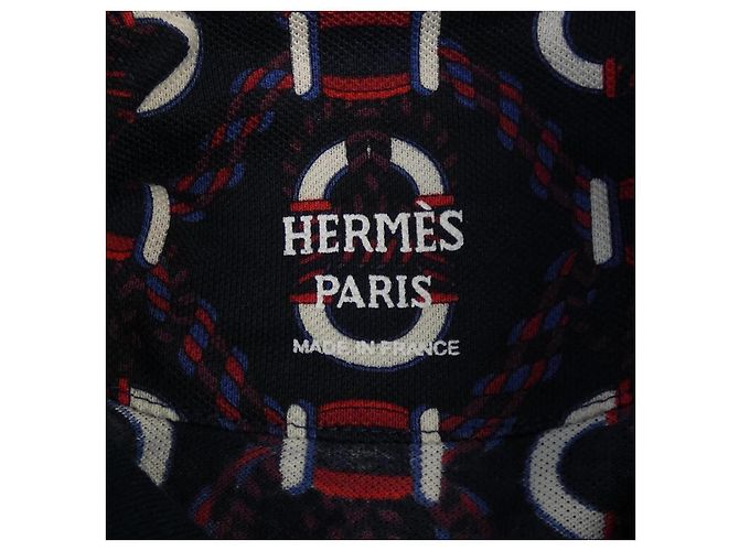 Hermès Hermes CANOE Strickkleid Blau Marineblau - Ansicht 5