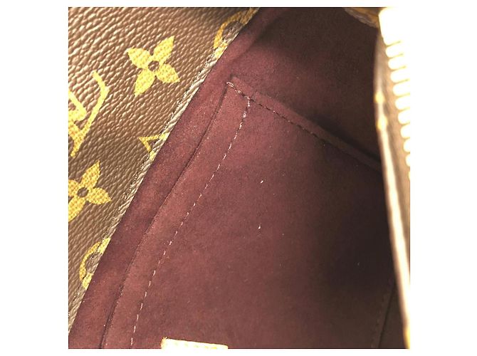 Borsa Louis Vuitton Montaigne Monogram Marrone Bronzo - vista 7