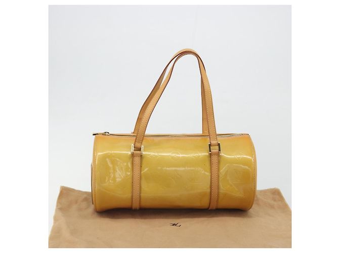 LOUIS VUITTON Monogram Vernis Bedford Hand Bag Beige M91006 LV - vista 12