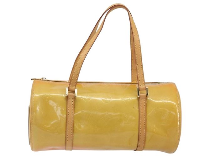 LOUIS VUITTON Monogram Vernis Bedford Hand Bag Beige M91006 LV - vista 13