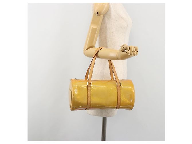 LOUIS VUITTON Monogram Vernis Bedford Hand Bag Beige M91006 LV - vista 21