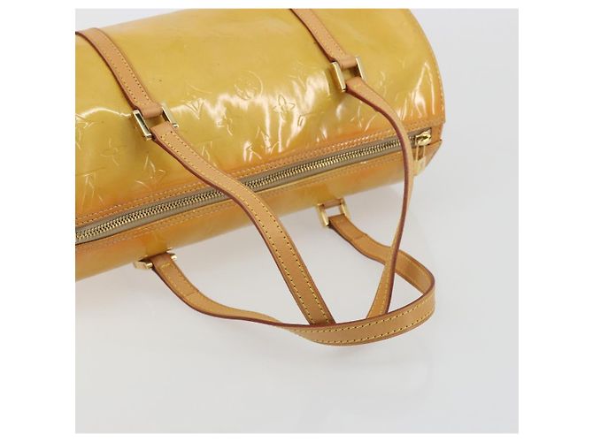 LOUIS VUITTON Monogram Vernis Bedford Hand Bag Beige M91006 LV - vista 7