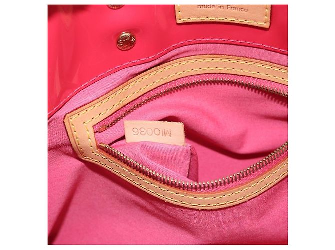 LOUIS VUITTON Monogram Vernis Reade PM Bag Fuchsia Pink M91221 LV - vista 11