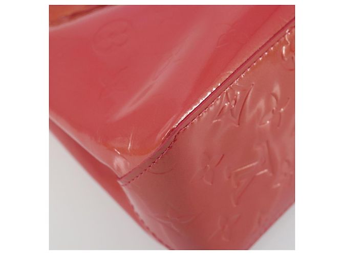 LOUIS VUITTON Monogram Vernis Reade PM Bag Fuchsia Pink M91221 LV - vista 14