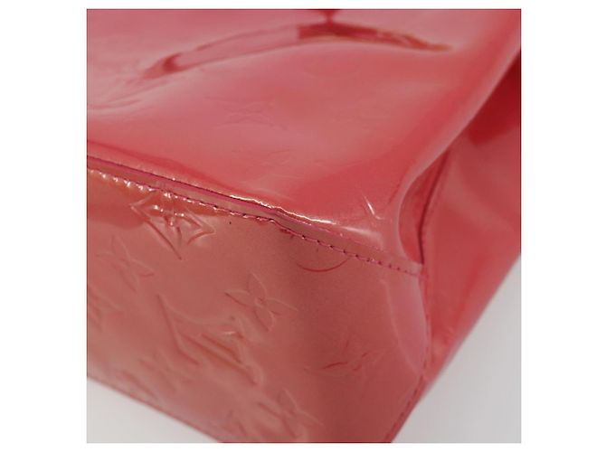 LOUIS VUITTON Monogram Vernis Reade PM Bag Fuchsia Pink M91221 LV - vista 15