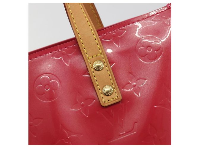 LOUIS VUITTON Monogram Vernis Reade PM Bag Fuchsia Pink M91221 LV - vista 17