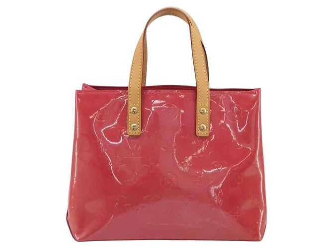 LOUIS VUITTON Monogram Vernis Reade PM Bag Fuchsia Pink M91221 LV - vista 2