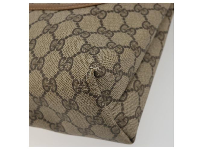 GUCCI GG Supreme Web Sherry Line Tote Bag PVC Beige 89 02 003 - vista 10