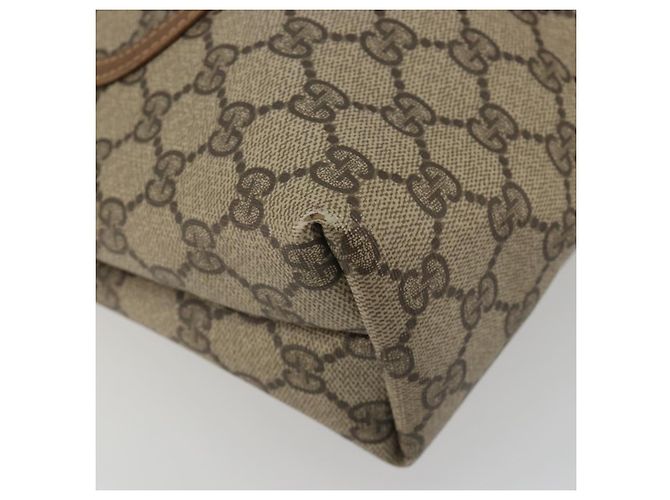 GUCCI GG Supreme Web Sherry Line Tote Bag PVC Beige 89 02 003 - vista 11
