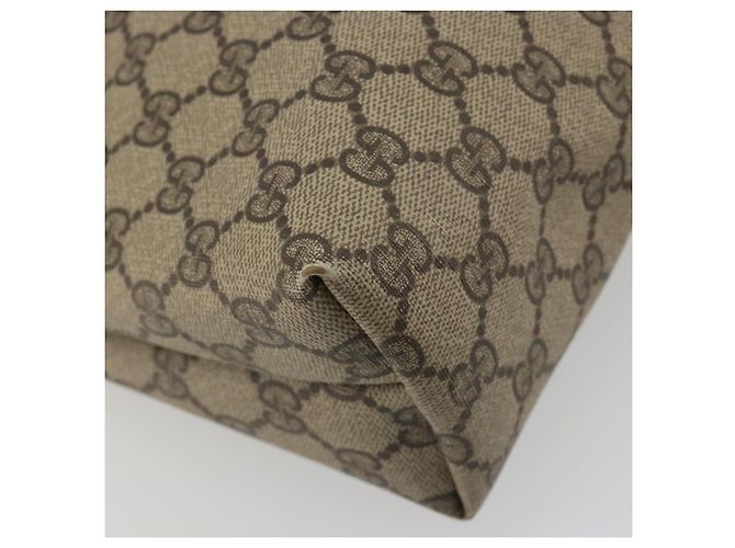GUCCI GG Supreme Web Sherry Line Tote Bag PVC Beige 89 02 003 - vista 13