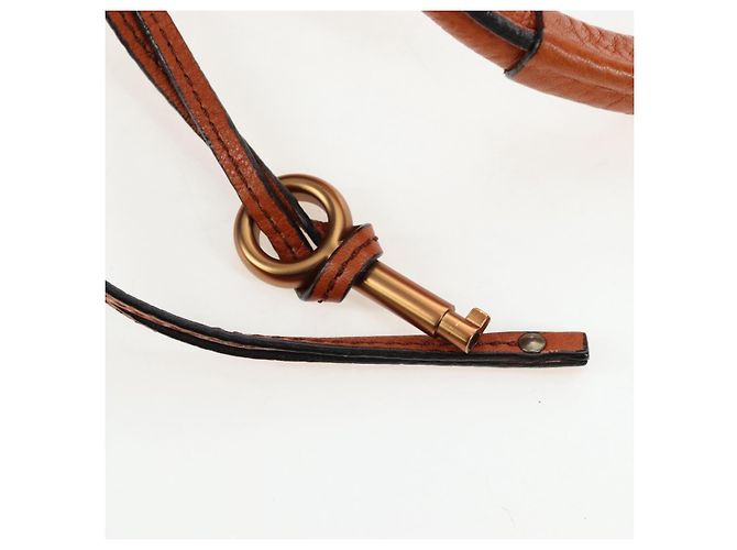 Chloé Chloe Paddington Hand Bag Leather Brown Gold Tone - vista 14