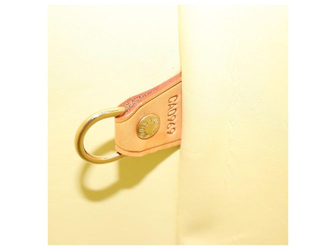 LOUIS VUITTON Monogram Vernis Houston Hand Bag Lime Yellow M91055 - vista 12
