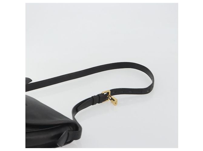 LOEWE Shoulder Bag Leather Dark Brown Gold Tone - vista 14