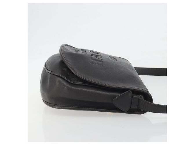 LOEWE Shoulder Bag Leather Dark Brown Gold Tone - vista 3