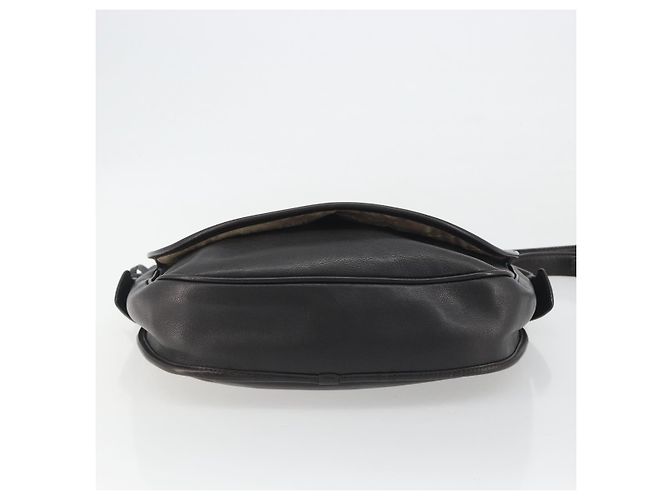LOEWE Shoulder Bag Leather Dark Brown Gold Tone - vista 5