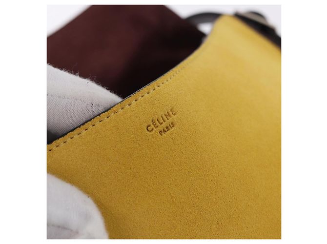 Céline CELINE Shoulder Bag Leather Bordeaux Silver - vista 16