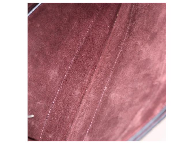 Céline CELINE Shoulder Bag Leather Bordeaux Silver - vista 17
