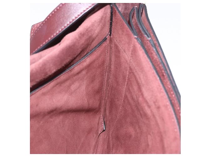Céline CELINE Shoulder Bag Leather Bordeaux Silver - vista 22