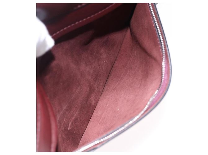 Céline CELINE Shoulder Bag Leather Bordeaux Silver - vista 26