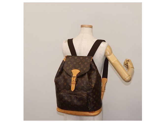 LOUIS VUITTON Monogram Montsouris GM Backpack M51135 LV - vista 26