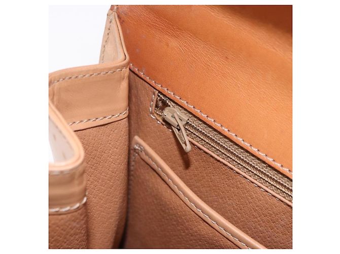 Céline CELINE Macadam Canvas Hand Bag PVC Leather Brown Gold - vista 24