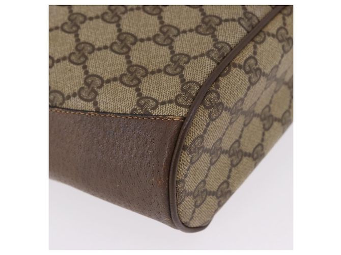 GUCCI GG Supreme Web Sherry Line Bag PVC Beige Gold 41 02 034 - vista 10