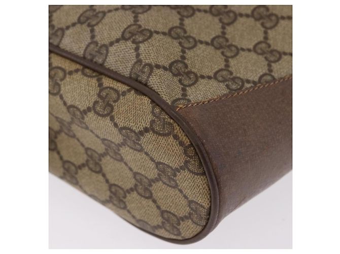 GUCCI GG Supreme Web Sherry Line Bag PVC Beige Gold 41 02 034 - vista 11