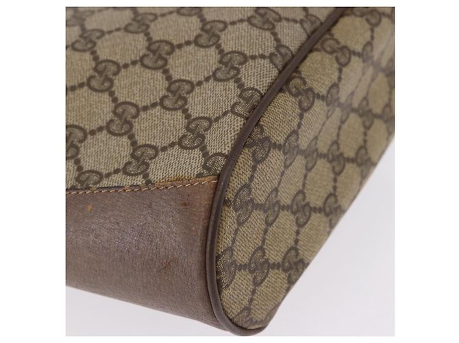 GUCCI GG Supreme Web Sherry Line Bag PVC Beige Gold 41 02 034 - vista 12