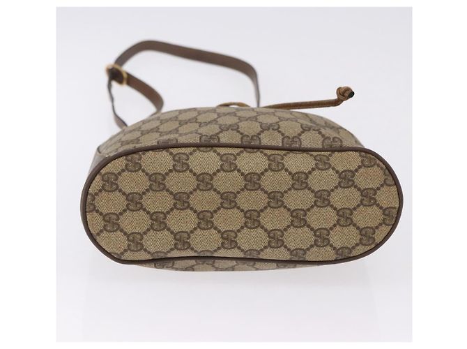 GUCCI GG Supreme Web Sherry Line Bag PVC Beige Gold 41 02 034 - vista 9