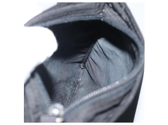 PRADA Shoulder Bag Nylon Black Silver - vista 20