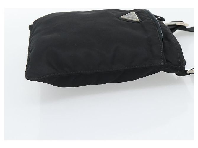 PRADA Shoulder Bag Nylon Black Silver - vista 5