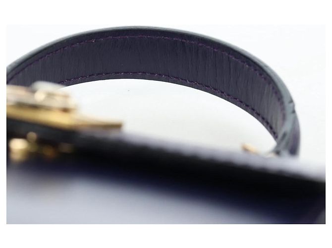 Céline CELINE Hand Bag Leather 2way Purple Gold - vista 8