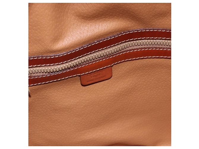 Céline CELINE Macadam Canvas Shoulder Bag PVC Leather Brown Gold - vista 16