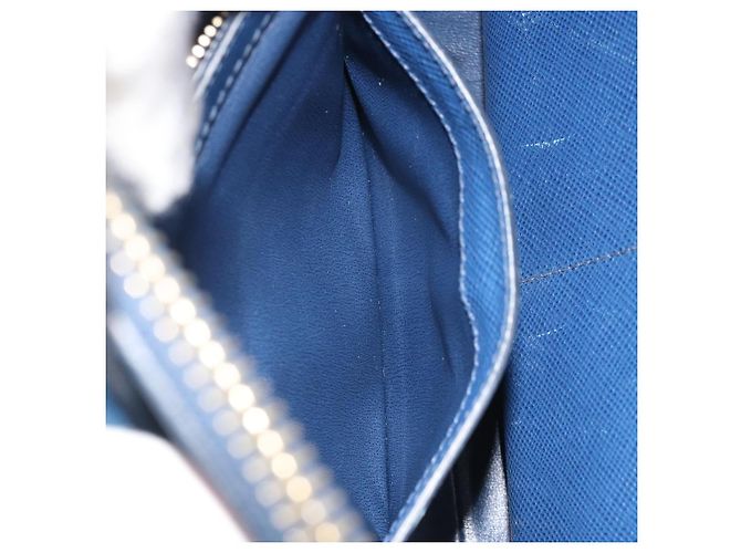 PRADA Handtasche Leder Blau Goldfarben - Ansicht 24
