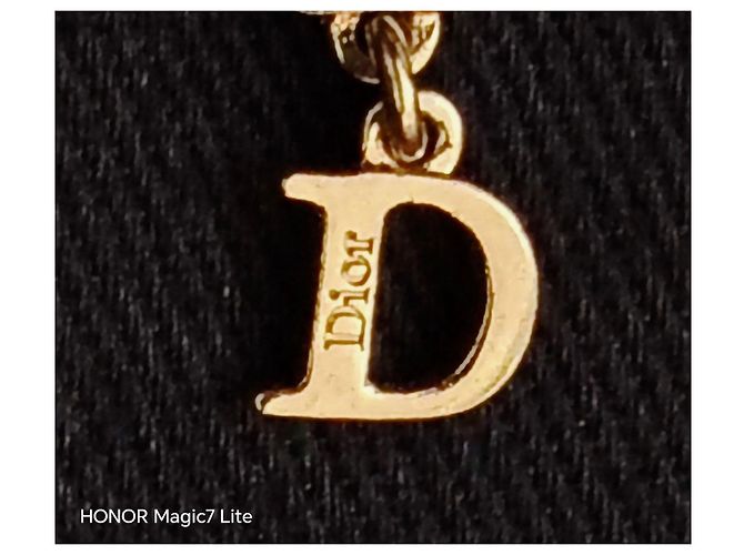 Bracciale Dior con cordoncino rosso e fiocco D'oro - vista 2