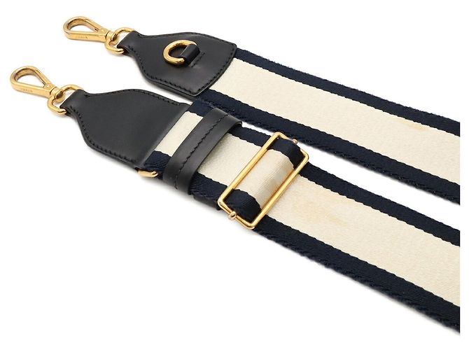 Borsa Prada in pelle Saffiano blu navy - vista 6