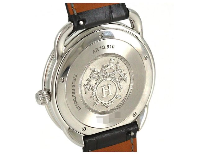 Hermès Relógio de pulso Hermes Arceau AR7Q.810 em aço inoxidável, quartzo - vista 5