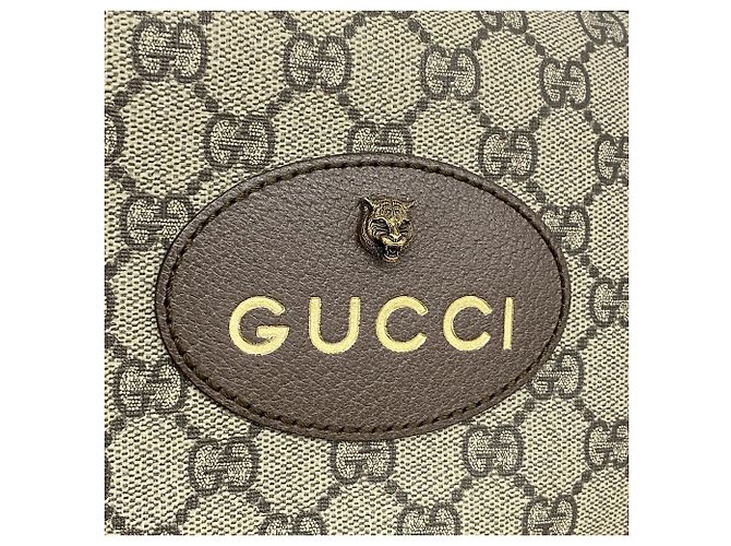 Borsa a tracolla Gucci GG Supreme Marrone - vista 10