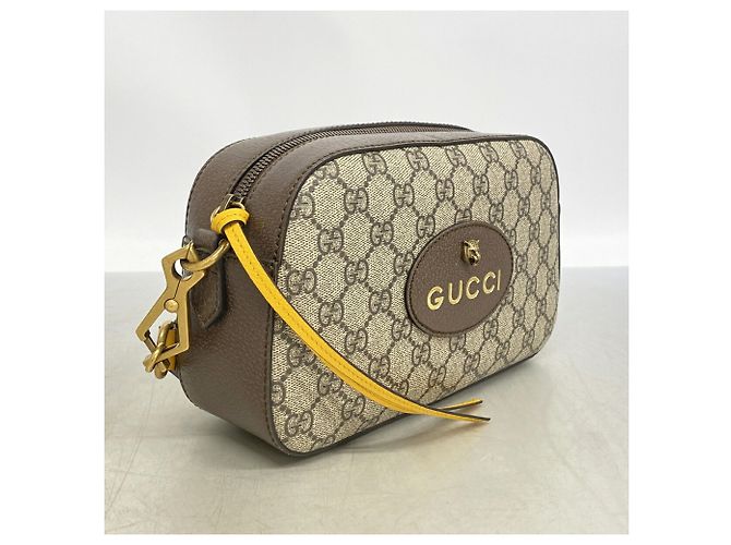 Borsa a tracolla Gucci GG Supreme Marrone - vista 2