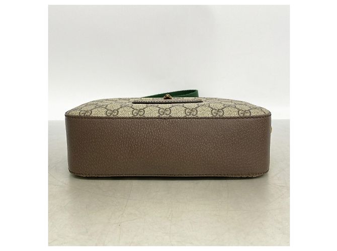 Borsa a tracolla Gucci GG Supreme Marrone - vista 3