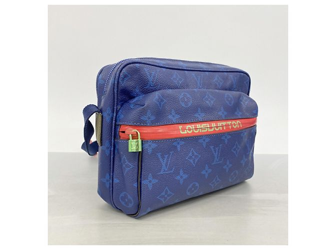 Borsa a tracolla Louis Vuitton Monogram Pacific PM Blu - vista 2