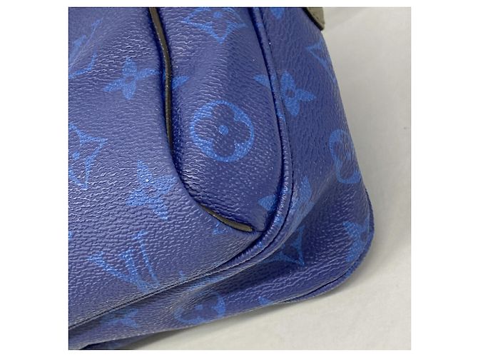 Borsa a tracolla Louis Vuitton Monogram Pacific PM Blu - vista 6