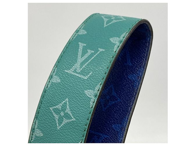 Borsa a tracolla Louis Vuitton Monogram Pacific PM Blu - vista 7