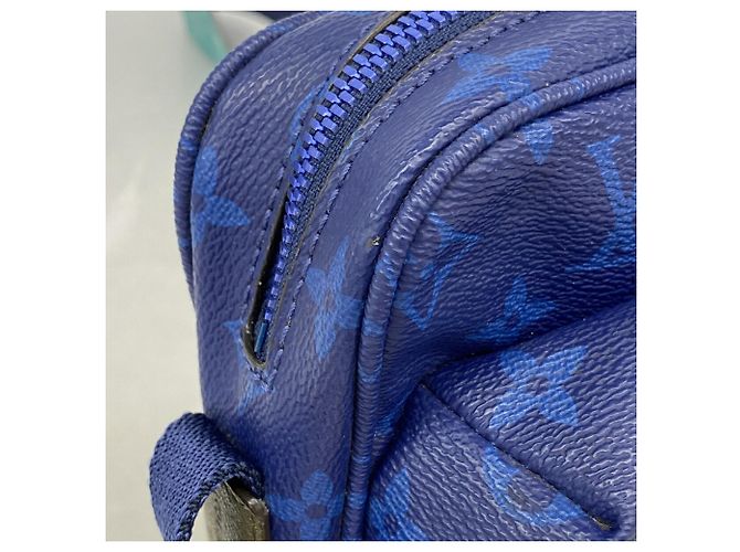 Borsa a tracolla Louis Vuitton Monogram Pacific PM Blu - vista 8