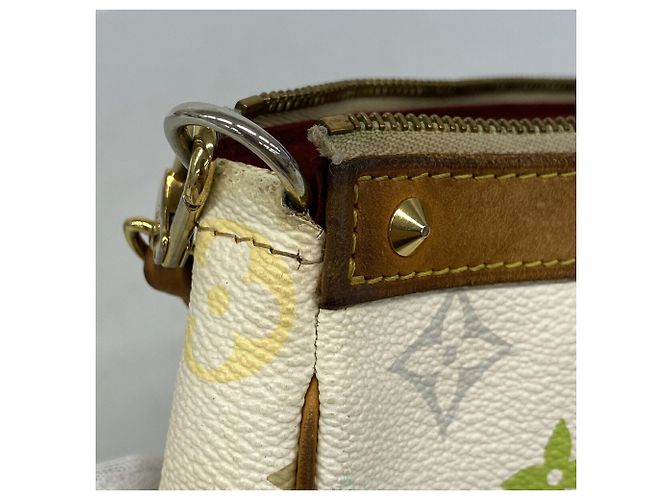 Louis Vuitton Monogram Multicolor Pochette Accessoires M92649 Bianco - vista 8