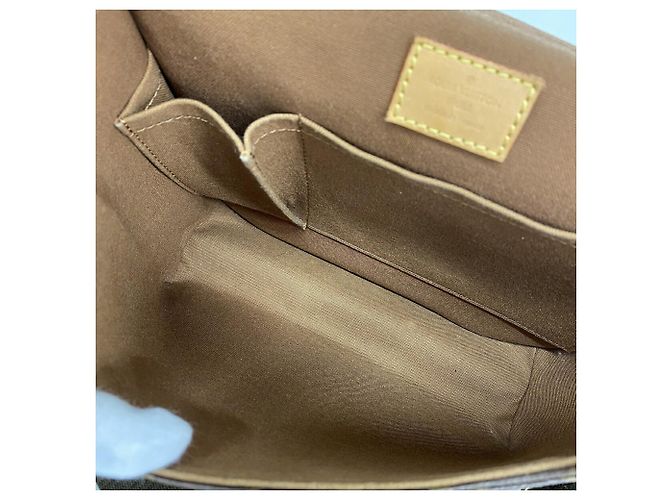 Borsa a tracolla Louis Vuitton Monogram Bosphore PM Marrone - vista 4