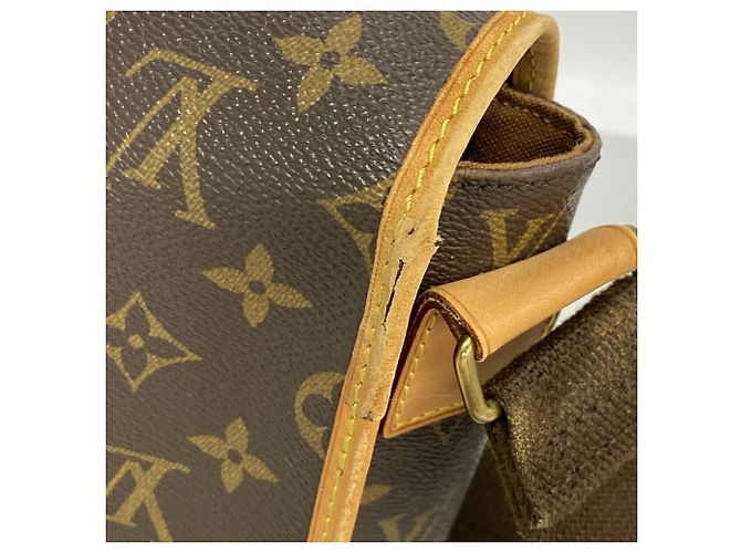 Borsa a tracolla Louis Vuitton Monogram Bosphore PM Marrone - vista 7