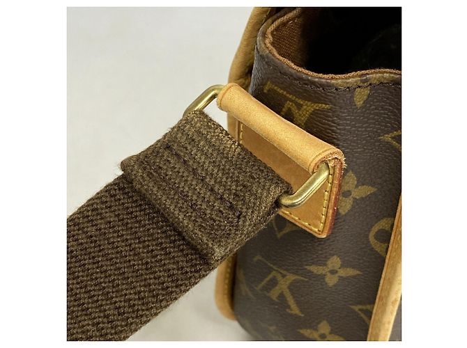 Borsa a tracolla Louis Vuitton Monogram Bosphore PM Marrone - vista 9